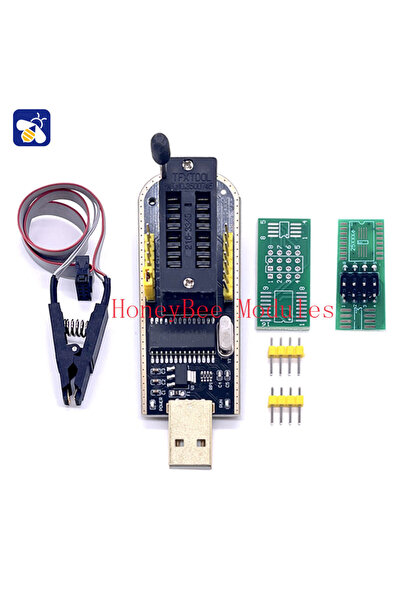 Choice1 CH341A ولوحة واحدة محول برمجة CH341a + محول SOIC8 + مشبك SOP8 مع كابل...