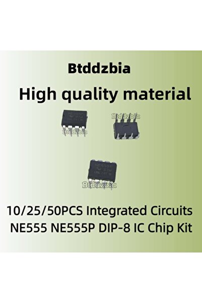 Choice NE555P DIP8 (25 قطعة) 10/25/50 قطعة مجموعة شرائح الدوائر المتكاملة NE5...