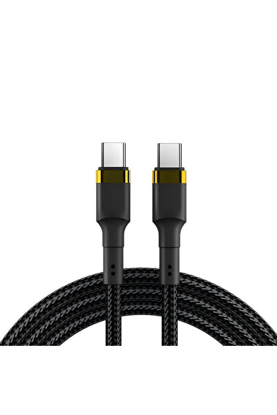 Choice7 كابل شحن فائق السرعة NNBILI PD ذهبي بطول 2 متر بقدرة 120 واط لأجهزة S...