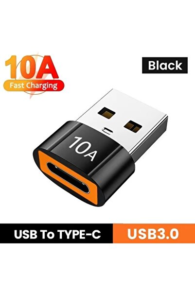 Choice محول A1 BK USB إلى Type-C 10A OTG USB 3.0 Type C ذكر إلى USB أنثى محول...