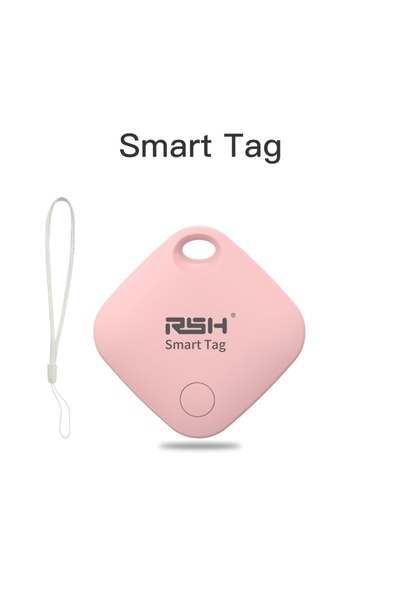 Choice Pink RSH GPS Tracker Android Google Certified Bluetooth Tag Work With Google's Find Hub App Finder f