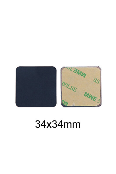 Choice 34x34 مم JCD 10 قطع لوحة معدنية مغناطيسية سوداء لحامل هاتف السيارة ملص...