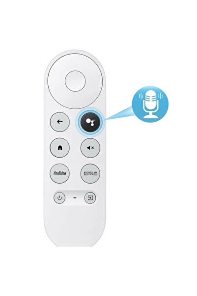 Choice G9N9N (جهاز تحكم عن بعد فقط) جهاز تحكم عن بعد صوتي بديل G9N9N لجهاز Google Chromecast 4k Snow Streaming Me