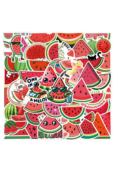 Choice ملصقات بطيخ لطيفة متعددة الألوان، 56 قطعة، ملصقات DIY، سكرابوكينغ، هات...