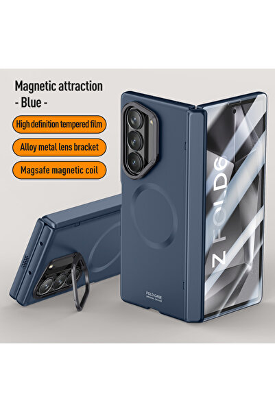 Choice B04 For Samsung Fold 6 Magnetic Hinged Holder Cover For Z Fold 6 Fold6...