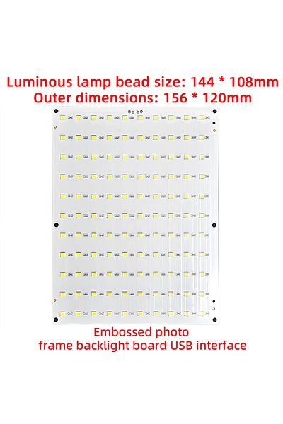 Choice 1pcs 110 Bit LED For Bambu CMYK LED Backlight Board 5V1A USB-C Power Supply 10x11 110 bit