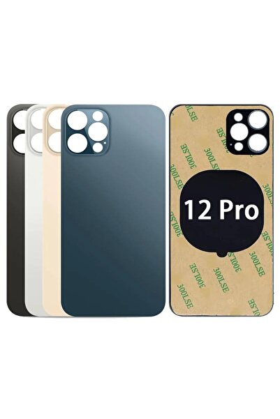 Choice3 زجاج خلفي أزرق لهاتف iPhone 12 Pro A2407، A2341، A2408، A2406 قطعة بد...