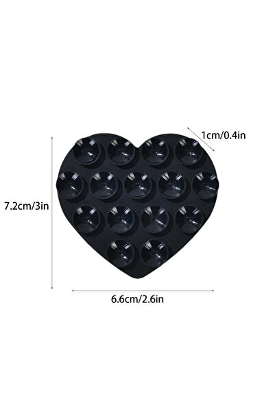 Choice قطعة واحدة من دعامة المصاصة على شكل قلب من السيليكون ذات امتصاص قوي لل...