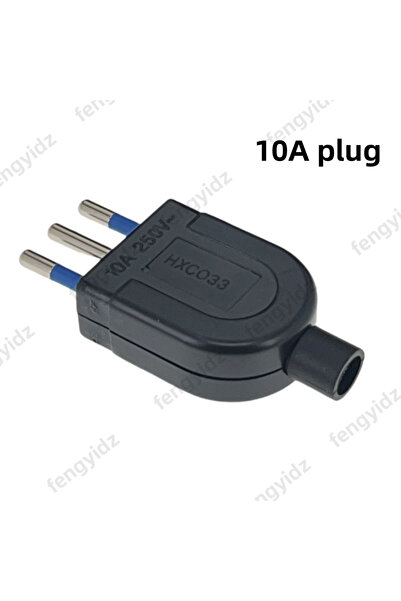 Choice 10A Plug Black 10A/16A Italian plug Connect the power cord Male female plug Power Plugs Italian trip