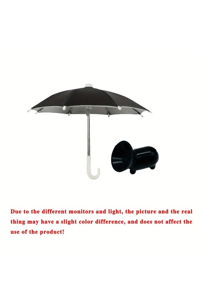 Choice حامل هاتف صغير أسود اللون، حامل عالمي مقاوم للماء للهواتف الذكية، محمو...