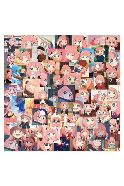 Choice 80Pcs 80Pcs Anime SPY×FAMILY Cartoon Stickers Cute Anya Forger Graffiti Sticker Phone Water Bottle D