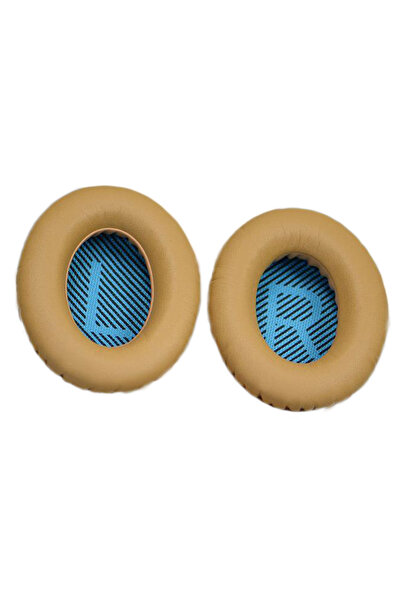 Choice وسائد أذن بديلة ذهبية زرقاء LR لسماعات BOSE QuietComfort QC 2 15 25 35 qc35 ii BOSE QC35 Q