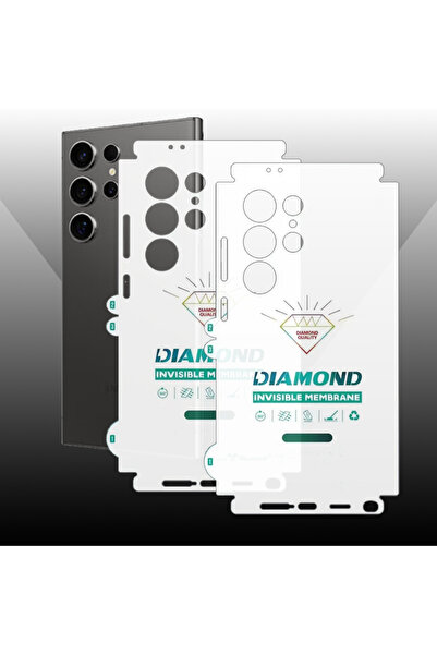 Choice7 غطاء خلفي شفاف عالي الدقة مكون من قطعتين لهاتف Galaxy S25 Ultra، يشمل...