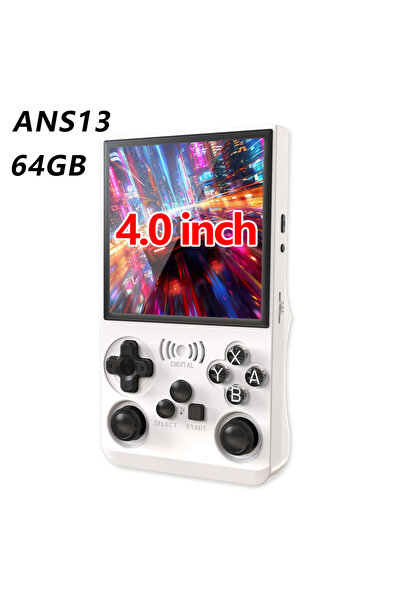 Choice ANS13 White New Open Source Handheld Game Console 3.5Inch 4.0Inch IPS Screen Video Game Console Bu