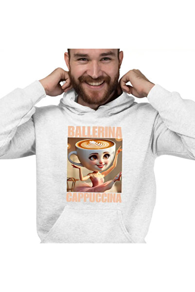 OEM Hanorac Barbati Brainrot Ballerina Cappuccina Italian Meme