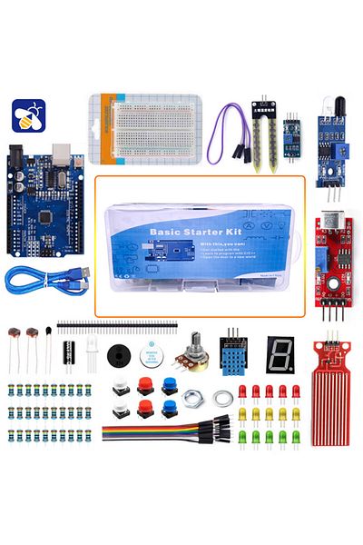 Choice With UNO R3 400 Breadboard DIY Learning and Development Project Starter Kit R3 Kit Electronics Sens