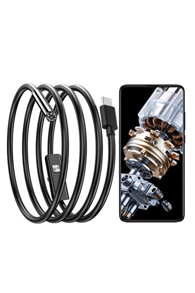 Choice6 كاميرا 3 في 1 بعدسة مفرد 8 مم، كاميرا فحص صغيرة 2 في 1 من النوع C لأن...