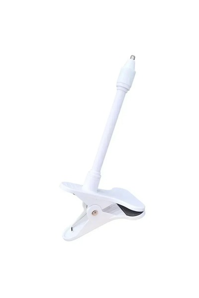 Choice حامل كاميرا مرن عالمي أبيض بمشبك لولبي 1/4 بوصة، حامل كاميرا مراقبة ال...