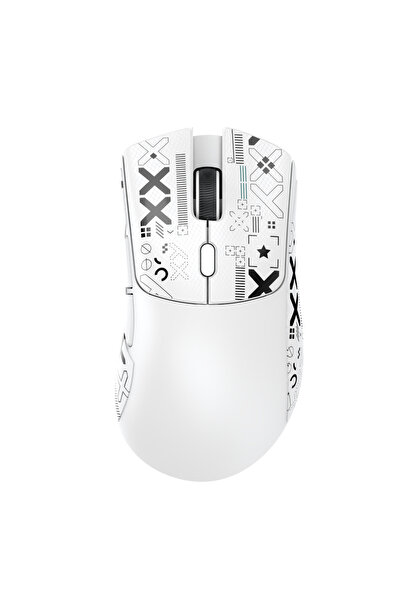 Choice ماوس Holy White Attack Shark R1 اللاسلكي للألعاب بتقنية البلوتوث، ماوس فيروسي تمت مراجعته من قبل المؤثرين