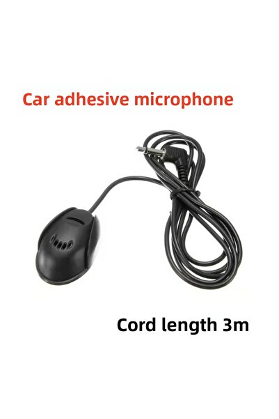 Choice ميكروفون سيارة صغير JFS062 بطول 3 أمتار، ميكروفون سلكي مقاس 3.5 مم، لص...