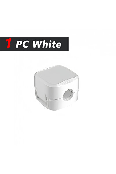 Choice7 1 White iLMH Non-magnetic Strong ​Cable Clips Adjustable Cord Holder,...