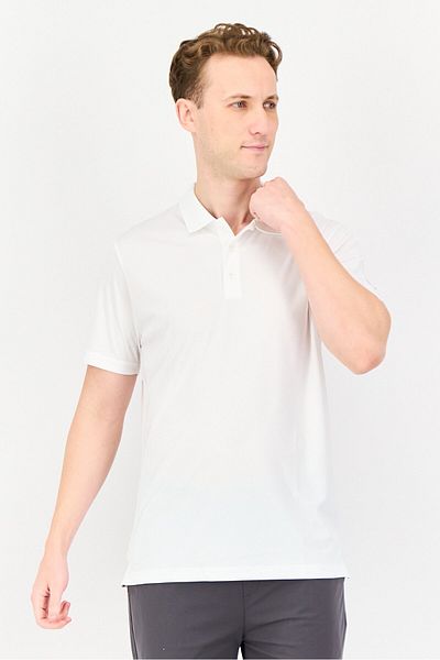 Puma Men Sportswear Fit Short Sleeves Golf Polo Shirt, Bright White