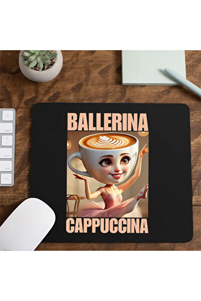 OEM Mousepad Brainrot Ballerina Cappuccina Italian Meme