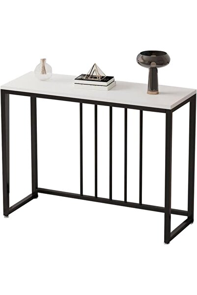sharpdo Narrow Wooden Console Table for Entryway, Sofa for Hallway & Living Room, 100 x 30 x 80 cm,