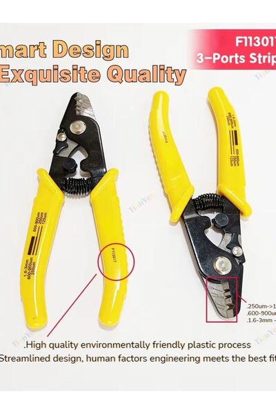 Choice 1 قطعة مشبك ميلر FTTH كماشة تجريد الألياف أداة تجريد الألياف البصرية ث...