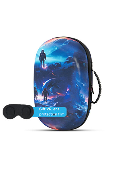 Choice حقيبة تخزين صلبة ملونة للسفر لنظارات الواقع الافتراضي Meta Quest 3 3S، هيكل صلب مقاوم للماء Quest3 Funda