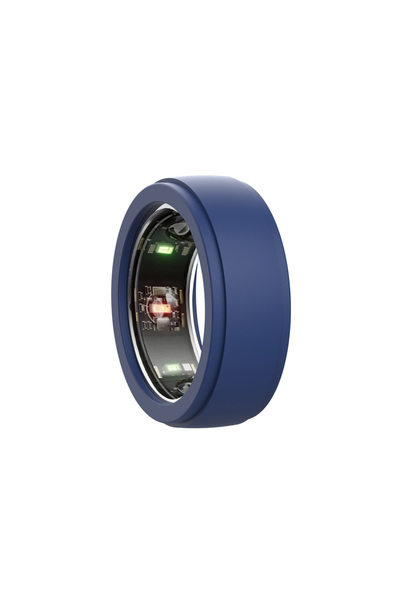 Choice واقي حلقات سيليكون أزرق داكن قطعة واحدة متوافق مع Oura Gen 4/3، غطاء ح...