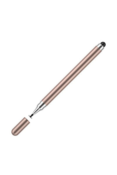 Choice قلم رسم عالمي 2 في 1 ثنائي الرأس عالي الحساسية باللون الذهبي الوردي، ق...