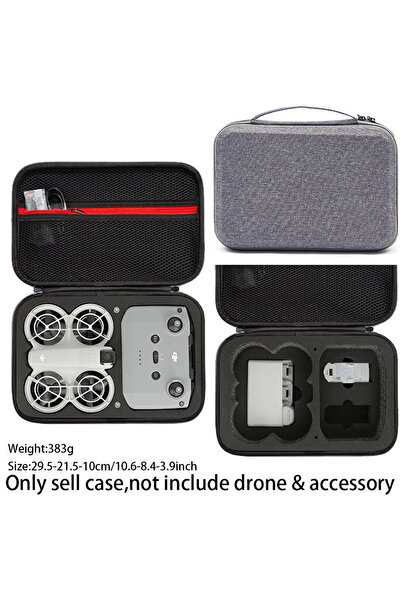 Choice1 Grey Black For DJI NEO Portable Storage Bag Shoulder Travel Carring C...