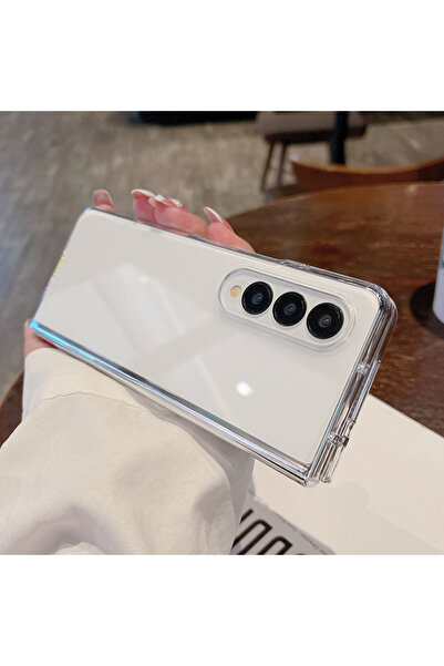 Choice جراب هاتف شفاف من الأكريليك لهاتف Z Fold 6 لهاتف Samsung Galaxy Z Fold 6 5 4 3 Fold5 ZFol