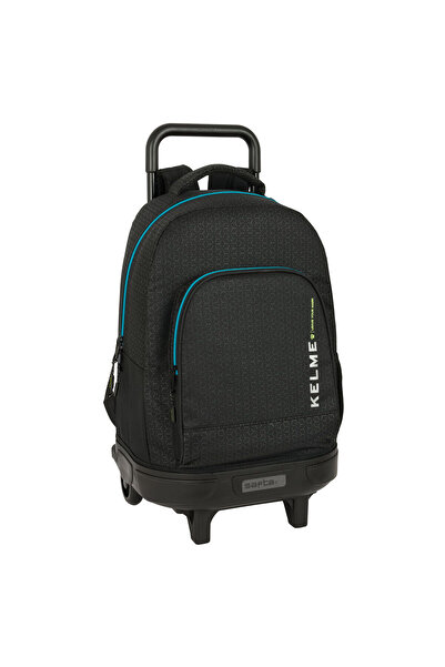 Kelme Rucsac școlar cu roți, negru fier, 33 x 45 x 22 cm