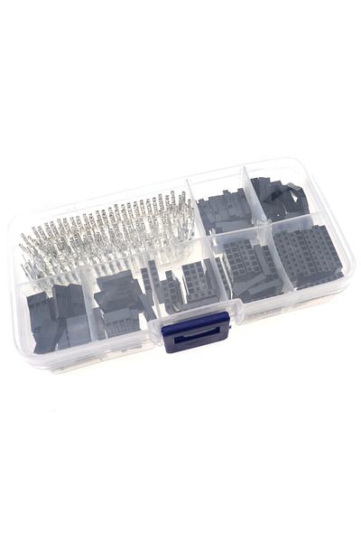 Choice 310pcs/A Set Dupont Wire Jumper Pin Header Connector Housing Kit Male Crimp Pins+Female Pin Conne...