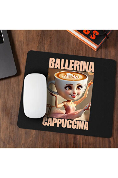 OEM Mousepad Brainrot Ballerina Cappuccina Italian Meme