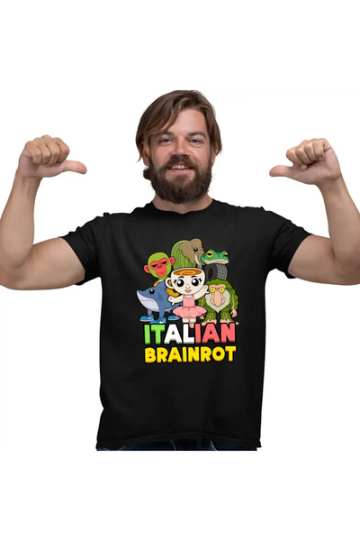 OEM Tricou Barbati Brainrot Italian Ballerina Tralalero BrrBrr