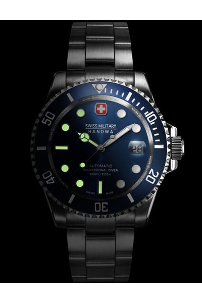 SWISS MILITARY HANOWA Mens Watch Swiss Military SMWGL0006304, Automatic, 41mm, 20ATM