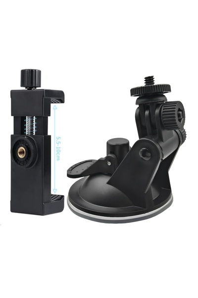 Choice حامل هاتف شفط، حامل زجاج السيارة الأمامي للسيارة، حامل هاتف GoPro Hero...