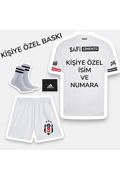 Quaxram Özel Baskılı Bêşiktâş 25-26 Yeni Sezon Çocuk Futbol Forması 4 PARCA B...