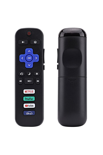 Choice black 【Pack of 2】 for Roku-TV-Remote-Replacement,Universal Control for TCL, ONN, Hisense Roku TVs(No