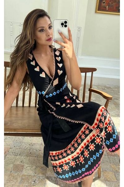MetuCA 5983 Kimono-Black