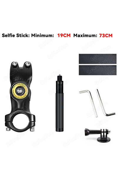 Choice مجموعة دراجة نارية C دراجة نارية عصا سيلفي حامل أحادي القطب حامل مقود ...