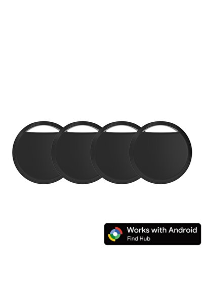 Choice 4-pack v4 4-Pack Bluetooth GPS Tracker for Android Tag Work With Google Find App Key Parcel Bike Pet