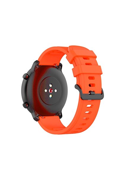 Gtech Curea de schimb pentru ceasul Garmin Vivoactive 3, 20 mm, silicon, eliberare rapidă, G-Tech, portocalie