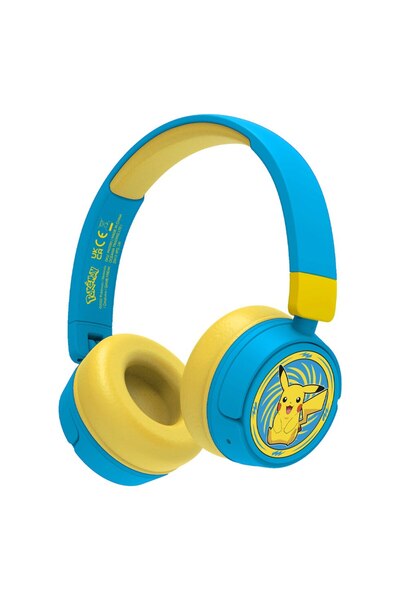 OTL Casti Pikachu Pokemon Albastru/galben