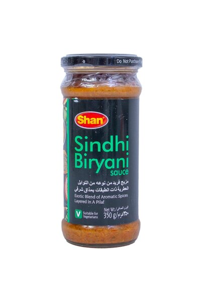 Shan Sindhi Biryani Sauce 350 g Authentic Ready-to-Cook Sauce for Rich & Spicy Biryani Flavor