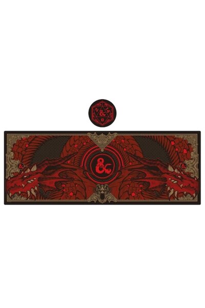 Fanattik Set Desk Pad & Coaster - Dungeons & Dragons pentru PC