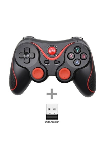 Choice T3 مع محول Terios T3 X3 لوحة ألعاب بلوتوث لهاتف Android PC عصا التحكم اللاسلكية للتحكم في اللعبة